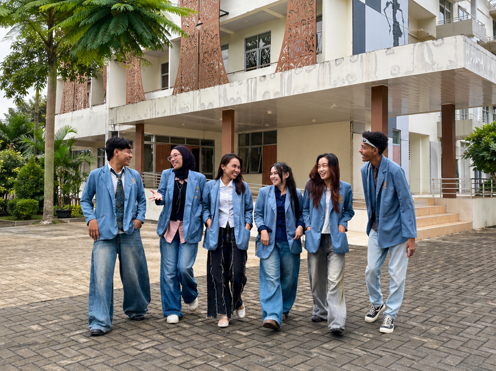 Visual halaman pengumuman